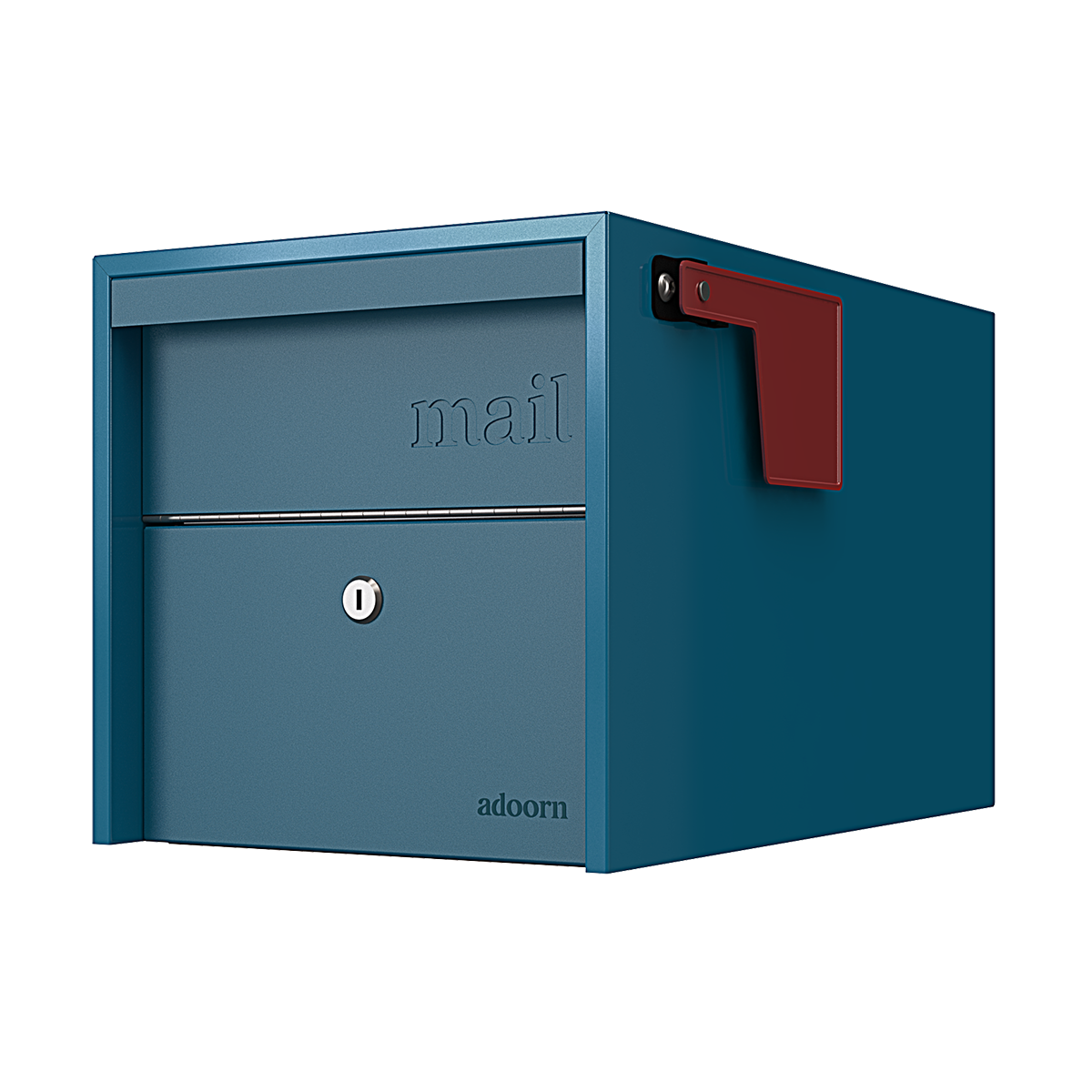 Post Mount Locking Mailbox Small adoorn